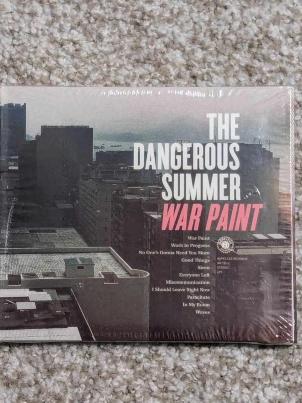 The Dangerous Summer 'War Paint' CD SEALED!